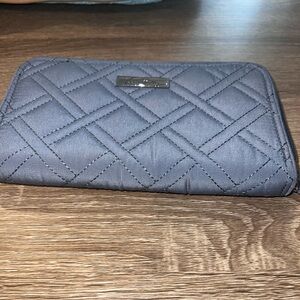 Quilted Gray Wallet Vera Bradley